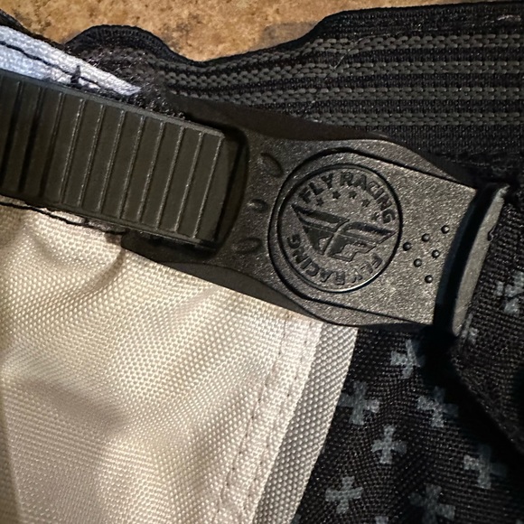 F16 Fly BMX racing black and white biker pants - Picture 8 of 9